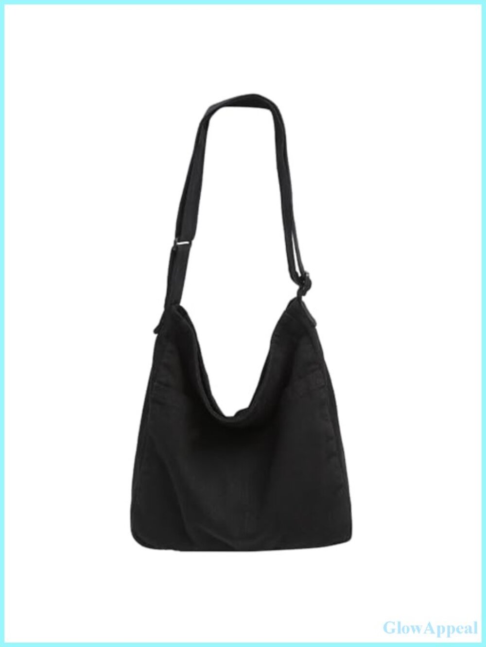 Canvas Tote Bag Large Crossbody Hobo Messenger Shoulder Handbag Travel Work
